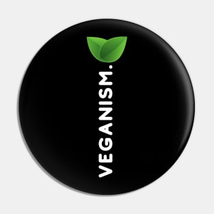 Veganism stylish design Pin