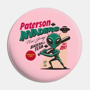 Defunct Paterson Invaders Minor League Baseball Team Pin