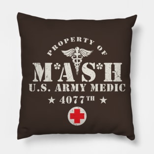 MASH 4077 Vintage Logo Pillow
