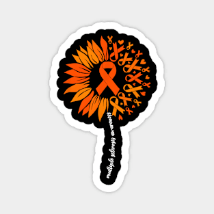 Multiple Sclerosis Awareness Sunflower Magnet