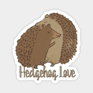 Cute watercolor hedgehog love hedgehugs watercolour watercolour hedgehugs Magnet