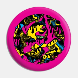 CMYK Circle of Drip Pin