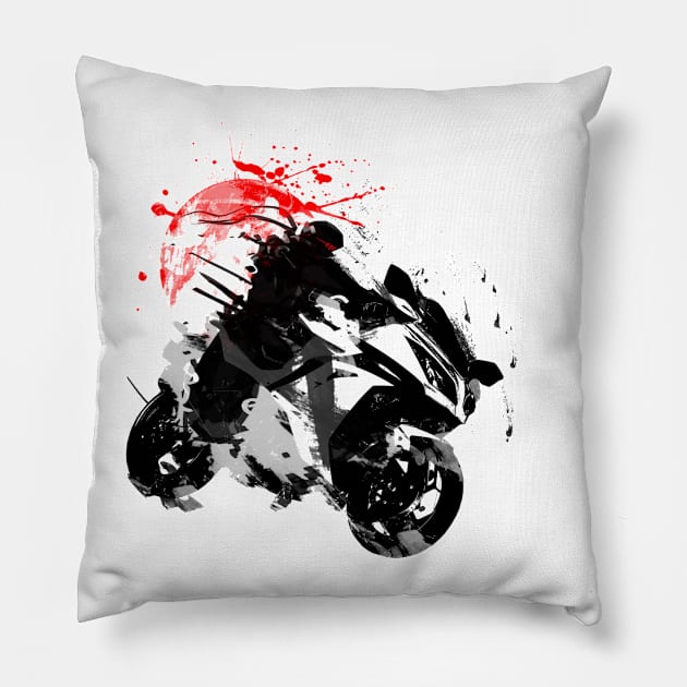 Kawasaki Ninja Pillow by vivalarevolucio