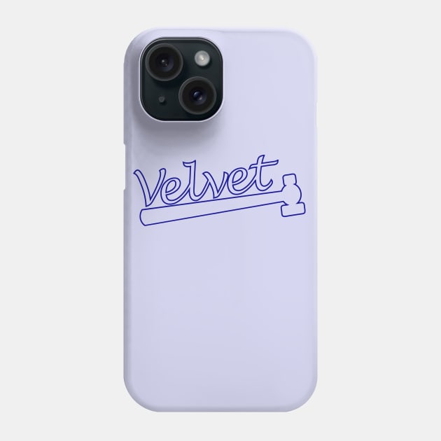 Bleu Velvet Hammer Phone Case by DirtyGoals