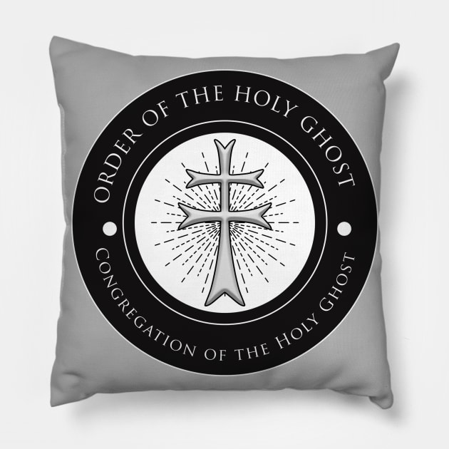 ORDER OF THE HOLY GHOST Pillow by theanomalius_merch