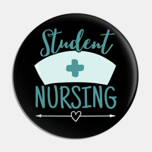 Pastel Nurse Students Nursing Green Pin