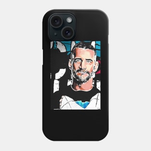 CM Punk WWE AEW painting Phone Case