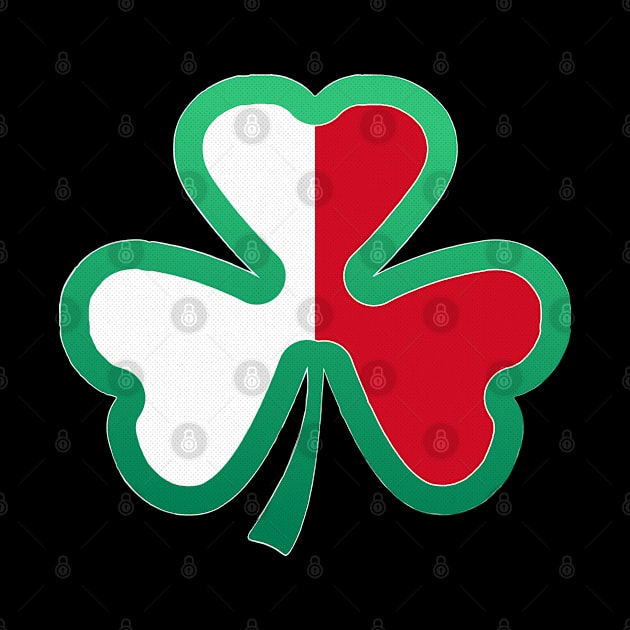 Maltese Flag for st patricks day, Irish Shamrock by Myteeshirts