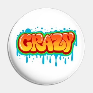 Crazy Graffiti Pin