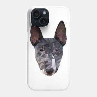 Low Poly Dog Bullterrier Pet Great Britain Art Phone Case