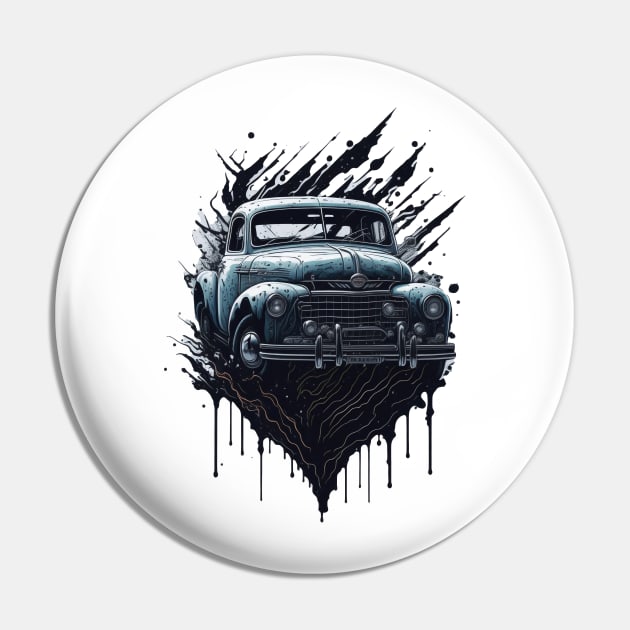 Splash art. Ford stylized pickup truck Pin by Decoches