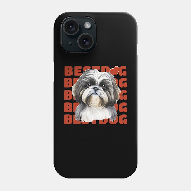 Best Dog Shih tzu Phone Case by Tee Shreads