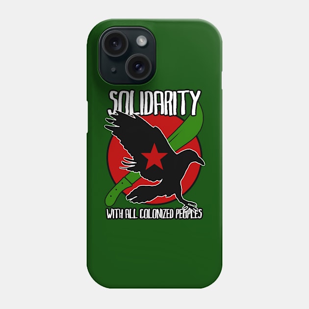 CROW - Colonized Solidarity Phone Case by CROW Store