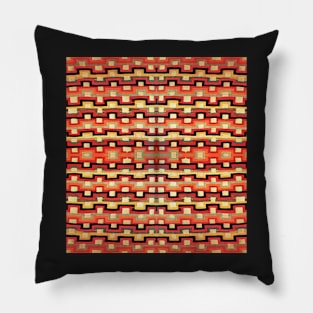 Navajo Colors 1 by Hypersphere Pillow