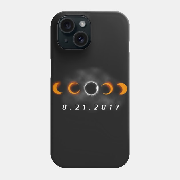 Total Solar Eclipse August 21 2017 Phone Case by vo_maria