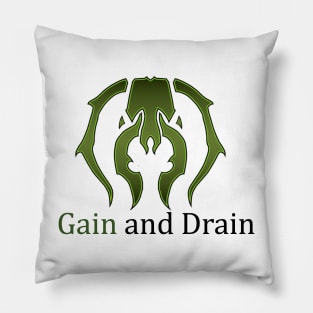 Gain and Drain Golgari Pillow