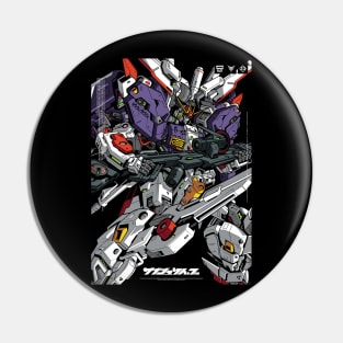 Big Gundam Robot Pin