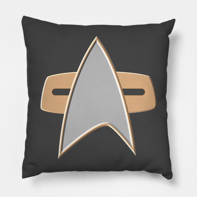 Star Fleet 2373 Insignia Pillow by IORS