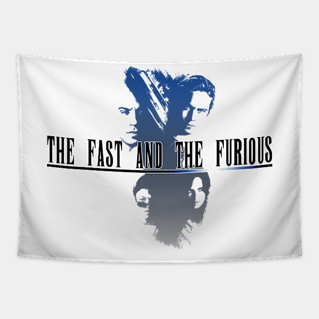 The Fast and the Furious - Final Fantasy 1 Tapestry by naraic101