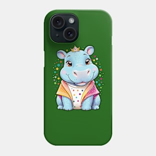 Cute Hippo Phone Case