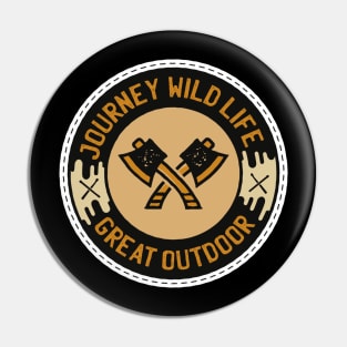 Journey Wild Life - Great Outdoor Pin