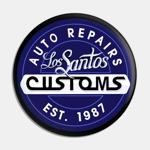 Los Santos Customs 1987 - Grand Theft Auto - Magnet