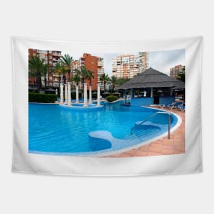 Solana Hotel Swimming Pool Benidorm Spain Tapestry