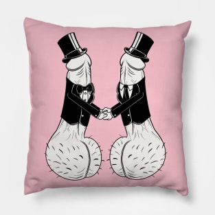 Two D's In Love Pillow