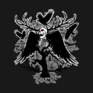 Nightmare Skull and Crows T-Shirt