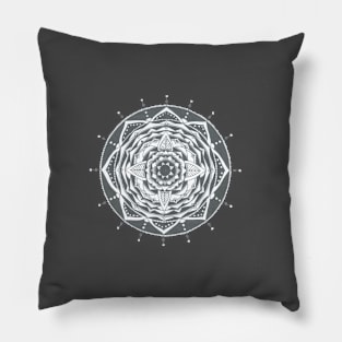 black mandala Pillow