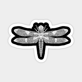 Dragonfly #2 - white version Magnet