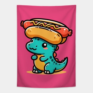 Hot Dino Funny Tapestry