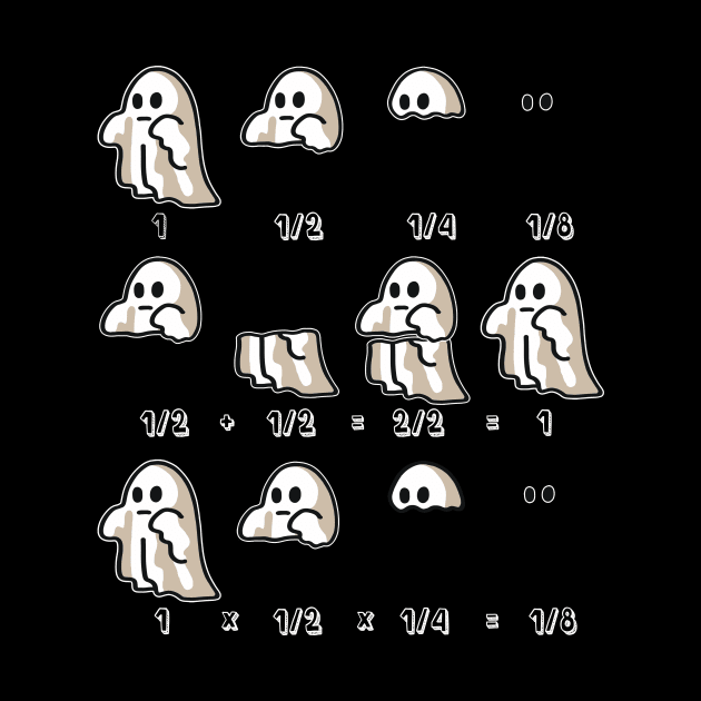 Fractions Math Spooky Ghosts Teacher Appreciation by SilverLake