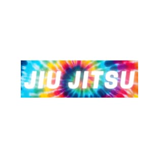 Tie Dye Art of Jiu Jitsu Design T-Shirt