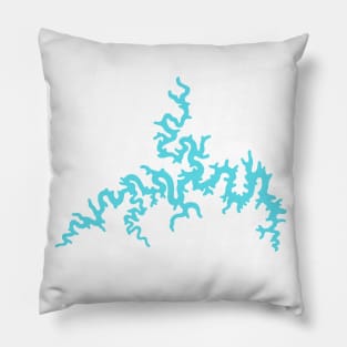 Table Rock Lake - Teal Pillow