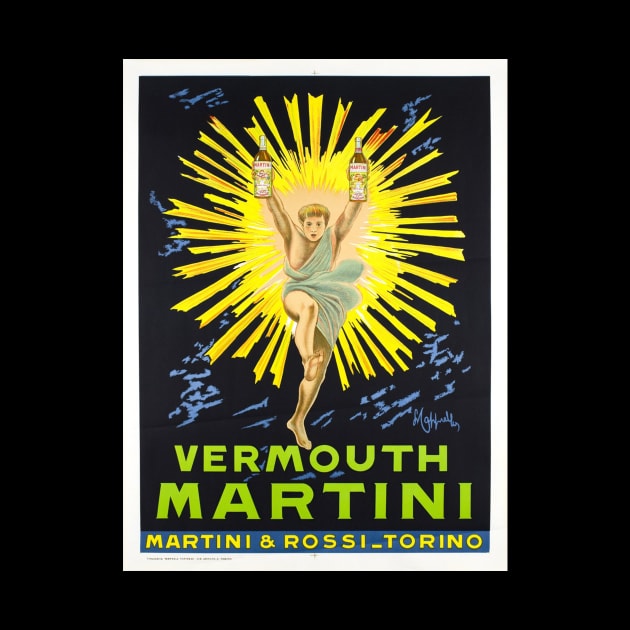 Leonetto CAPPIELLO Poster Vermouth Martini by J0k3rx3