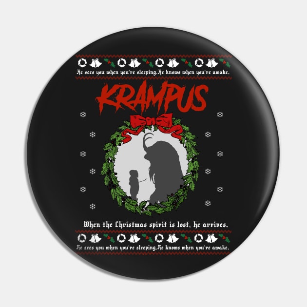 Krampus Pin by VideoNasties