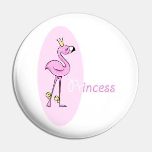 Flamingo princess Pin