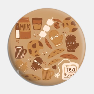 Holiday Comfort Cookies and Hot Drinks Pin