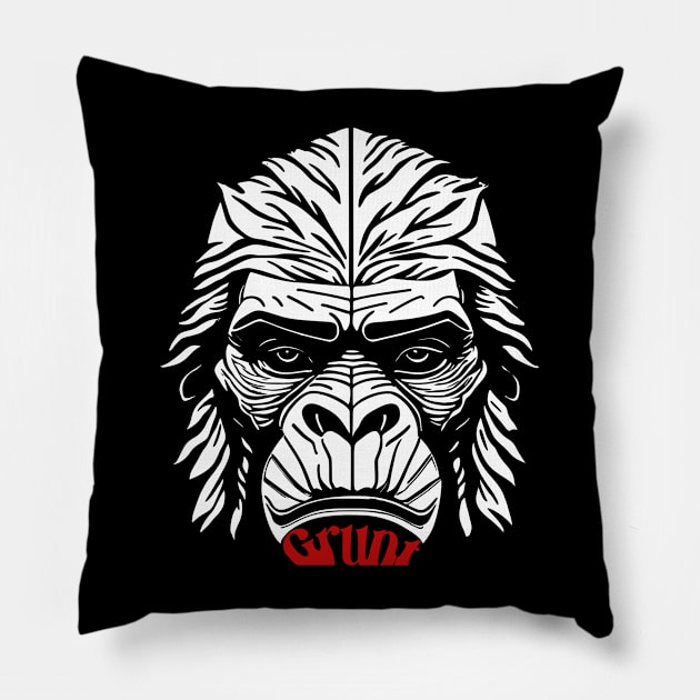 Grunt Pillow by Javisolarte