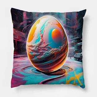 Saturn's Egg Pillow