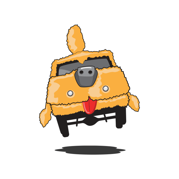 Mutts Cuts Shag Wagon by DeepFriedArt