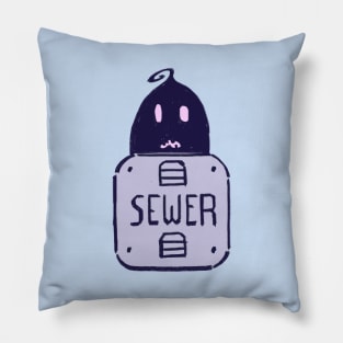 pocket sewer friend krobus Pillow