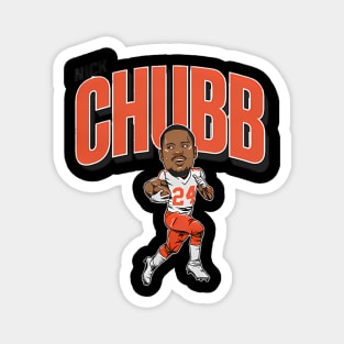 Nick Chubb Caricature Magnet