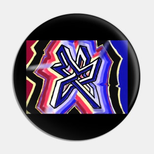 Dancing Inter-dimensional Star  Gently Bentley Pin