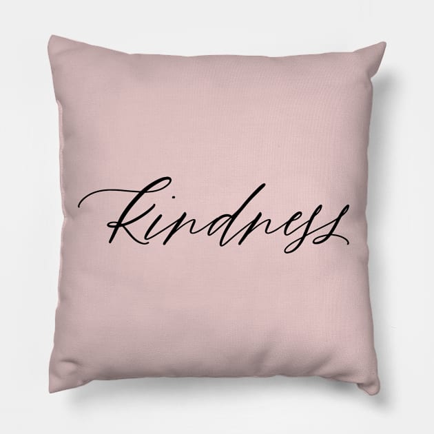 Kindness Pillow by ElizAlahverdianDesigns