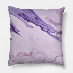 Purple Paint Marble Texture Pillow