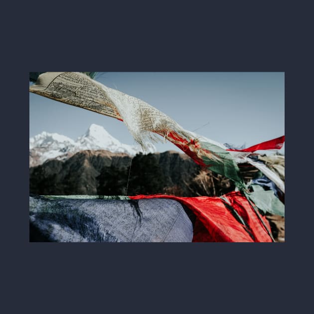 Buddhist prayer flags by Melissa Peltenburg Travel Photography