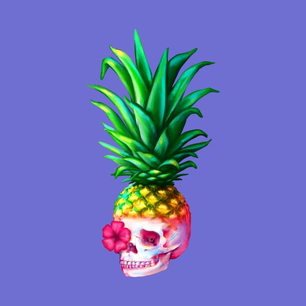 Pineapple Skull by Lyara Costa