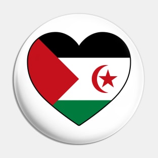 Heart - Western Sahara Pin